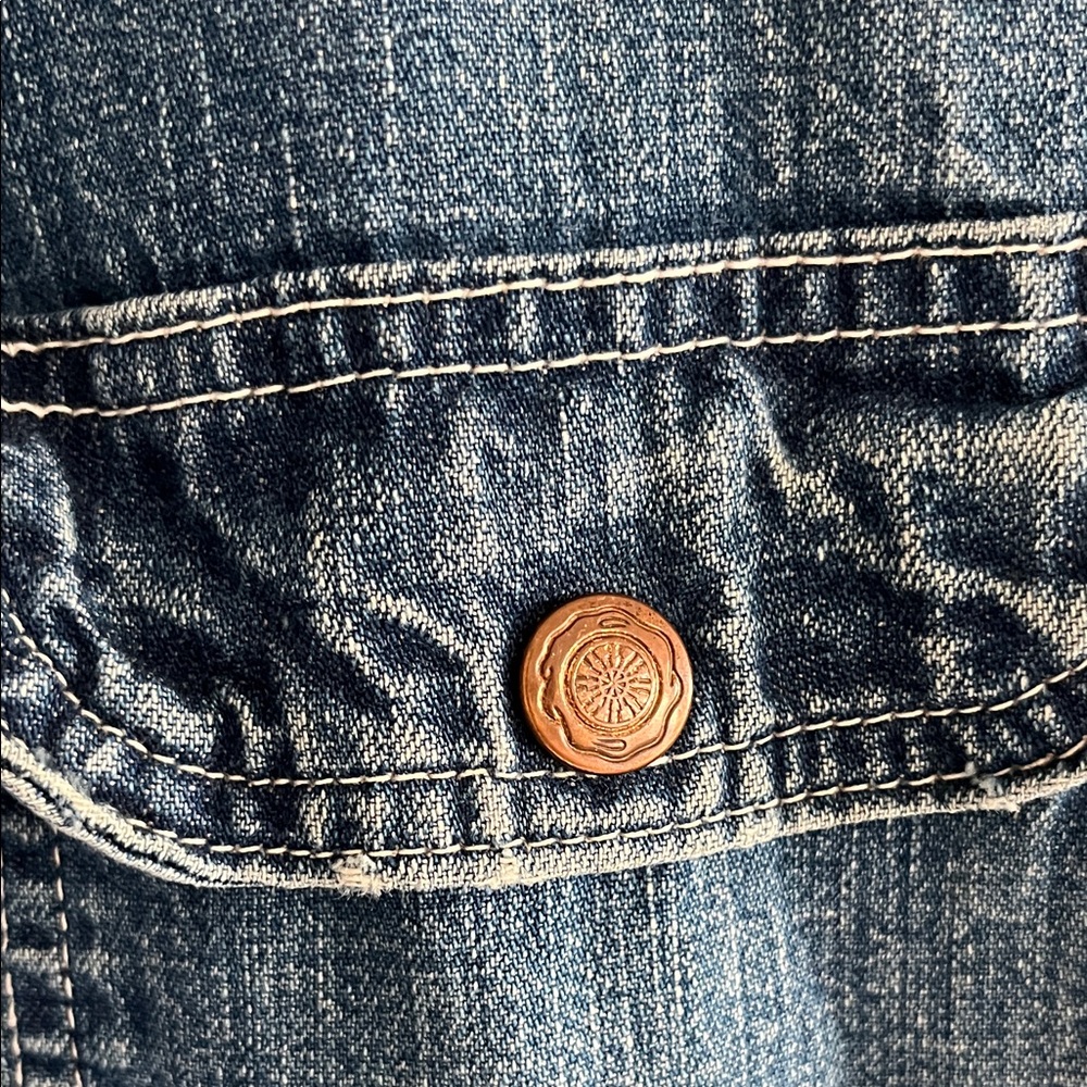 Rare! Vintage 1970s Wrangler Denim Chore Jacket - Picture 4 of 17